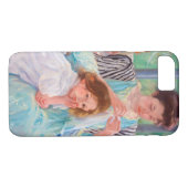 Junge Mutter Nähen, Mary Cassatt Case-Mate iPhone Hülle (Rückseite (Horizontal))