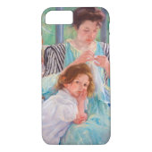 Junge Mutter Nähen, Mary Cassatt Case-Mate iPhone Hülle (Rückseite)
