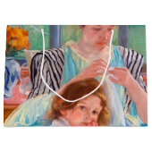 Junge Mutter Nähen, Mary Cassatt Große Geschenktüte (Vorderseite)