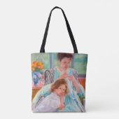Junge Mutter Nähen, Mary Cassatt Tasche (Rückseite)