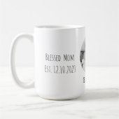 Junge Mutter|Personalisierte Namen| Ein Foto Kaffeetasse (Links)