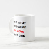 junge Mutter, phantastisch Kaffeetasse (Vorderseite Links)