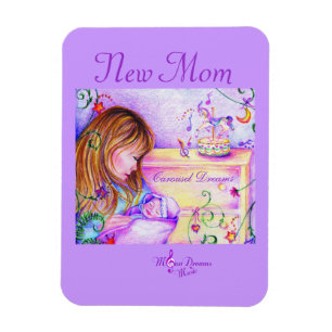 Junge Mutter Premium Flexi-Magnet Magnet