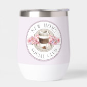 Junge Mutter Spaß, Kaffee ist unsere einzige Hoffn (Links)