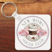 Junge Mutter Spaß, Kaffee ist unsere einzige Hoffn Schlüsselanhänger (Vorderseite)