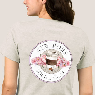Junge Mutter Spaß, Kaffee ist unsere einzige Hoffn Tri-Blend Shirt
