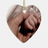 Junge Mutter und Baby - Lebensfreude Keramikornament (Rechts)