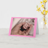 Junge Mutter und Babykarte Karte (Gelbe Blume)