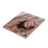 Junge Mutter und Kinderfreude Fliese (Seite)