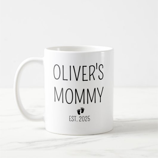 Junge Mutter und Vater Tasse, Mami Tasse, Junge Mu Kaffeetasse (Links)