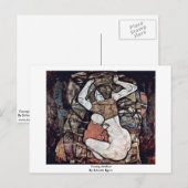 Junge Mutter von Schiele Egon Postkarte (Vorne/Hinten)