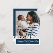 Junge Mutter zum ersten Muttertag Karte (Vorderseite/Rückseite Beispiel)