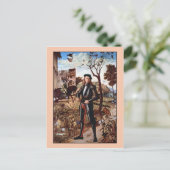 Junge Nacht in einer Landschaft von Vittore Carpac Postkarte (Stehend Vorderseite)