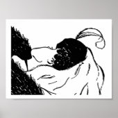 Junge oder alte Frau Illusion Poster (Vorne)