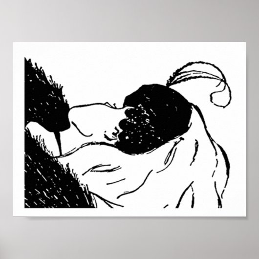 Junge oder alte Frau Illusion Poster (Vorne)