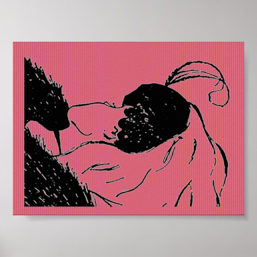 Junge oder alte Frau Illusion Poster (Vorne)