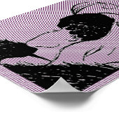 Junge oder alte Frau Illusion Poster (Ecke)