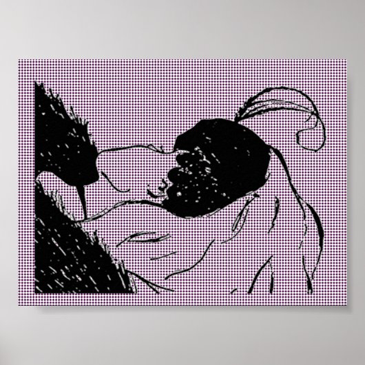 Junge oder alte Frau Illusion Poster (Vorne)