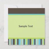 Junge oder Girl Strip Einladung (Rückseite)