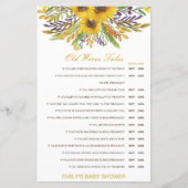 Junge oder Mädchen Alte Ehefrauen Babydusche mit A (Vorderseite)