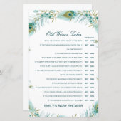 Junge oder Mädchen Alte Ehefrauen Babydusche mit A (Vorne/Hinten)