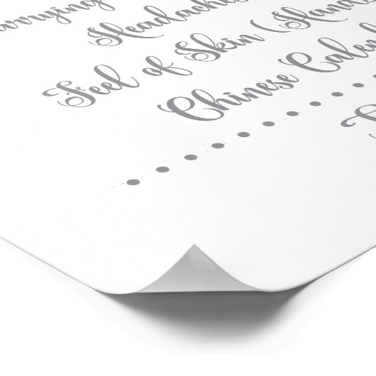 Junge oder Mädchen Alte Ehefrauen Geschichte Gesch Poster (Ecke)