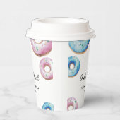 Junge oder Mädchen, die wir wissen, Geschlecht ent Pappbecher (Rechts)