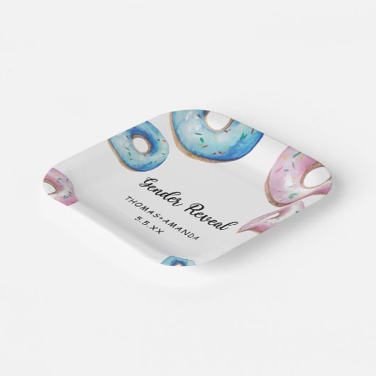 Junge oder Mädchen, die wir wissen, Geschlecht ent Pappteller (Gewinkelt)