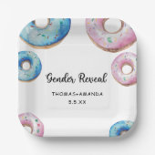 Junge oder Mädchen, die wir wissen, Geschlecht ent Pappteller (Vorderseite)