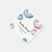 Junge oder Mädchen, die wir wissen, Geschlecht ent Serviette (Ecke)