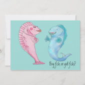 Junge oder Mädchen Geschlecht offenbaren Einladung (Vorderseite)