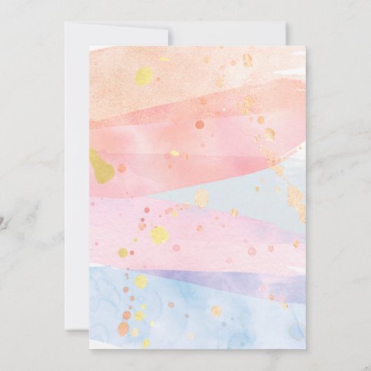 Junge oder Mädchen-Geschlecht zeigen Einladung zur (Rückseite)