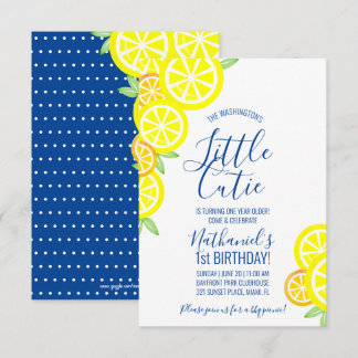 Junge oder Mädchen JEDES ALTER Limonade BIRTHDAY P Einladung