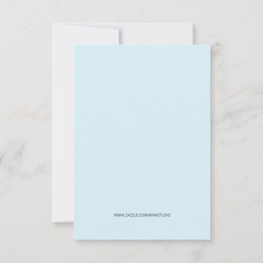 Junge oder Mädchen JEDES ALTERES Eis BIRTHDAY PART Einladung (Rückseite)