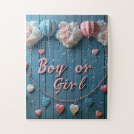Junge oder Mädchen-Jigsaw-Puzzle Puzzle
