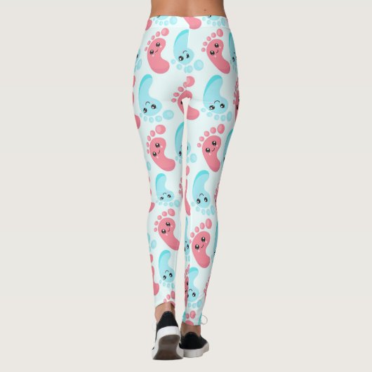 Junge oder Mädchen Lady Leggings (Rückseite)