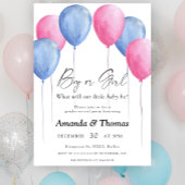 Junge oder Mädchen - Löwen - Gender-Enthüllung Einladung