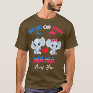 Junge oder Mädchen Nana Lieben Sie Elephantin rosa T-Shirt