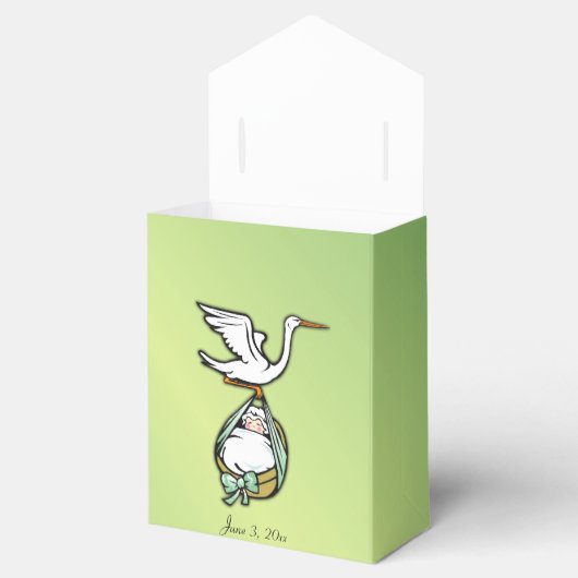 Junge oder Mädchen Niedlich und Spaß liefern Storc Geschenkschachtel (Geöffnet)