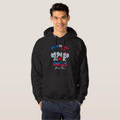 Junge oder Mädchen Onkel Lieben Sie Elephantin Pin Hoodie (Vorne ganz)