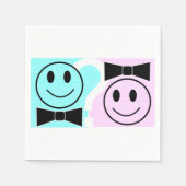 Junge oder Mädchen Party Napkins Serviette (Vorderseite)