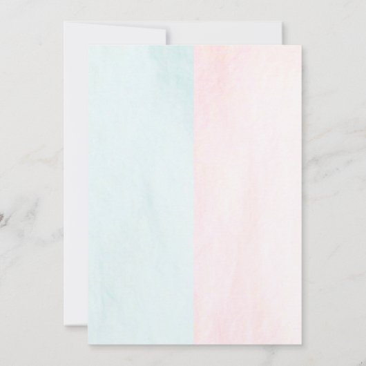 Junge oder Mädchen Peter The Rabbit Gender Reveal Einladung (Rückseite)