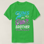 Junge oder Mädchen rosa oder blaue Brüder Lieben, T-Shirt (Design vorne)