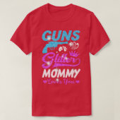 Junge oder Mädchen rosa oder blaue Mami-Lieben, di T-Shirt (Design vorne)