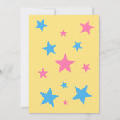 Junge oder Mädchen Teddy Bears Geschlecht offenbar Einladung (Rückseite)