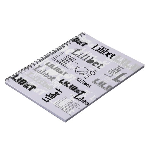 Junge oder Mädchen Trendy Name Geschenke Zubehör L Notizblock (Linke Seite)