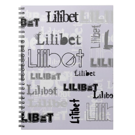 Junge oder Mädchen Trendy Name Geschenke Zubehör L Notizblock (Vorderseite)