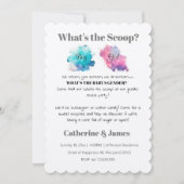 Junge oder Mädchen, was wird die Genderoffenbarung Einladung (Vorderseite)