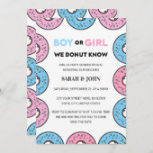 Junge oder Mädchen Wir kennen die Genderoffensive Einladung (Vorne/Hinten)