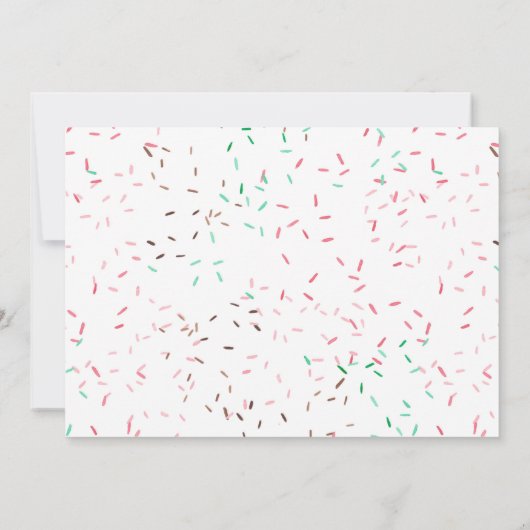 Junge oder Mädchen, wir wissen es! Geschlechtsankü Einladung (Rückseite)